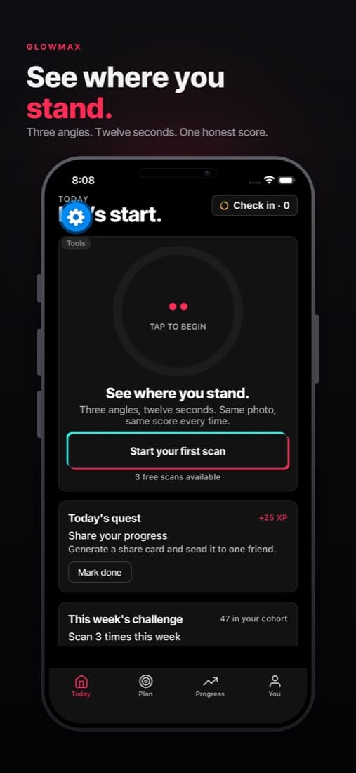 Glowmax App Store screenshot 1 of 5