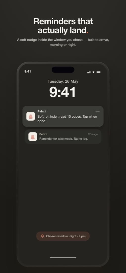 Pebzli App Store screenshot 3 of 5